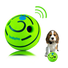 Load image into Gallery viewer, PawBabe Interactive Dog Toy Squeaky Balls Wobble Wag Giggle Ball With Holes Puppy Teething Toys Active Rolling Ball For All Dogs