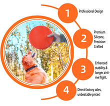 Load image into Gallery viewer, Outdoor Durable Rubber Dog Frisbee Interactive Toy