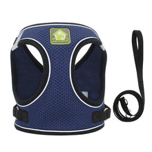 Load image into Gallery viewer, Soft Mesh Dog Harness and Leash Set