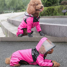 Load image into Gallery viewer, Dog Waterproof Jumpsuit Raincoat