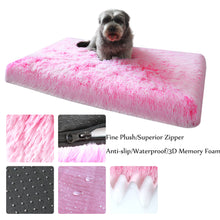 Load image into Gallery viewer, Plush Waterproof Dog Bed with Removable Cover