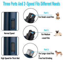 Load image into Gallery viewer, Upgraded Dog Nail Grinder - 2-Speed, Rechargeable & Painless for All Pet Sizes