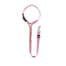 Load image into Gallery viewer, Headrest Restraint Dog Car Seat Belt with Elastic Nylon Bungee Buffer