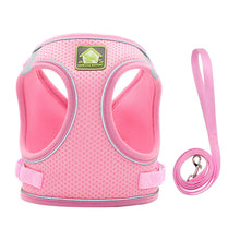 Load image into Gallery viewer, Soft Mesh Dog Harness and Leash Set