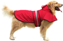Load image into Gallery viewer, Dog Raincoat Hooded Slicker Poncho