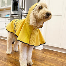Load image into Gallery viewer, Dog Raincoat Hooded Slicker Poncho