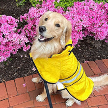 Load image into Gallery viewer, Dog Raincoat Hooded Slicker Poncho