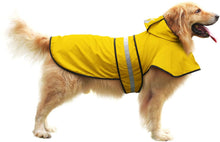 Load image into Gallery viewer, Dog Raincoat Hooded Slicker Poncho
