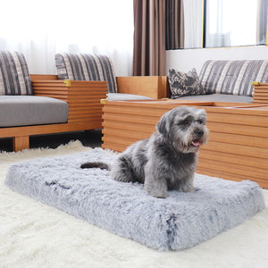 Plush Waterproof Dog Bed with Removable Cover