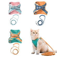 Load image into Gallery viewer, PawBabe Puppy Harness and Lead Set Step in Dog Vest Harness with Handle for Small Dogs Escape Proof Dog Harness
