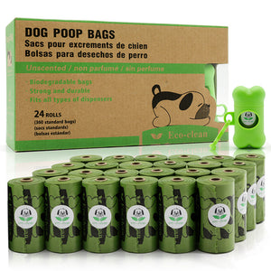 Extra Thick Biodegradable Dog Poop Bags 360pcs/24 rolls