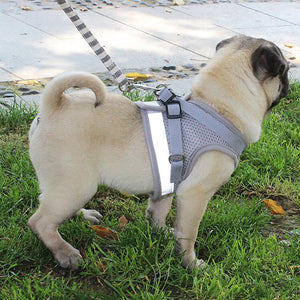 Reflective Dog Vest Harness Breathable Mesh