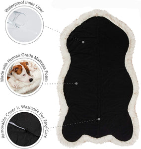Faux Fur Orthopedic Dog Bed