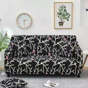 Printed Sofa Cover for Homes with Pets & Children