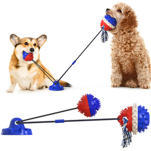 Suction Cup Dog Toy for Aggressive Chewers