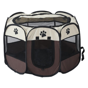 Foldable Puppy Pop Up Playpen for Dog and Cat Indoor and Outdoor Use